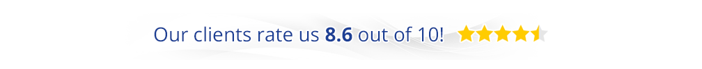 Clients rate us with 9.2
