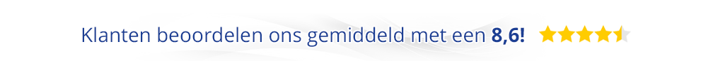 Klanten beoordelen ons gemiddeld met een 9,2!